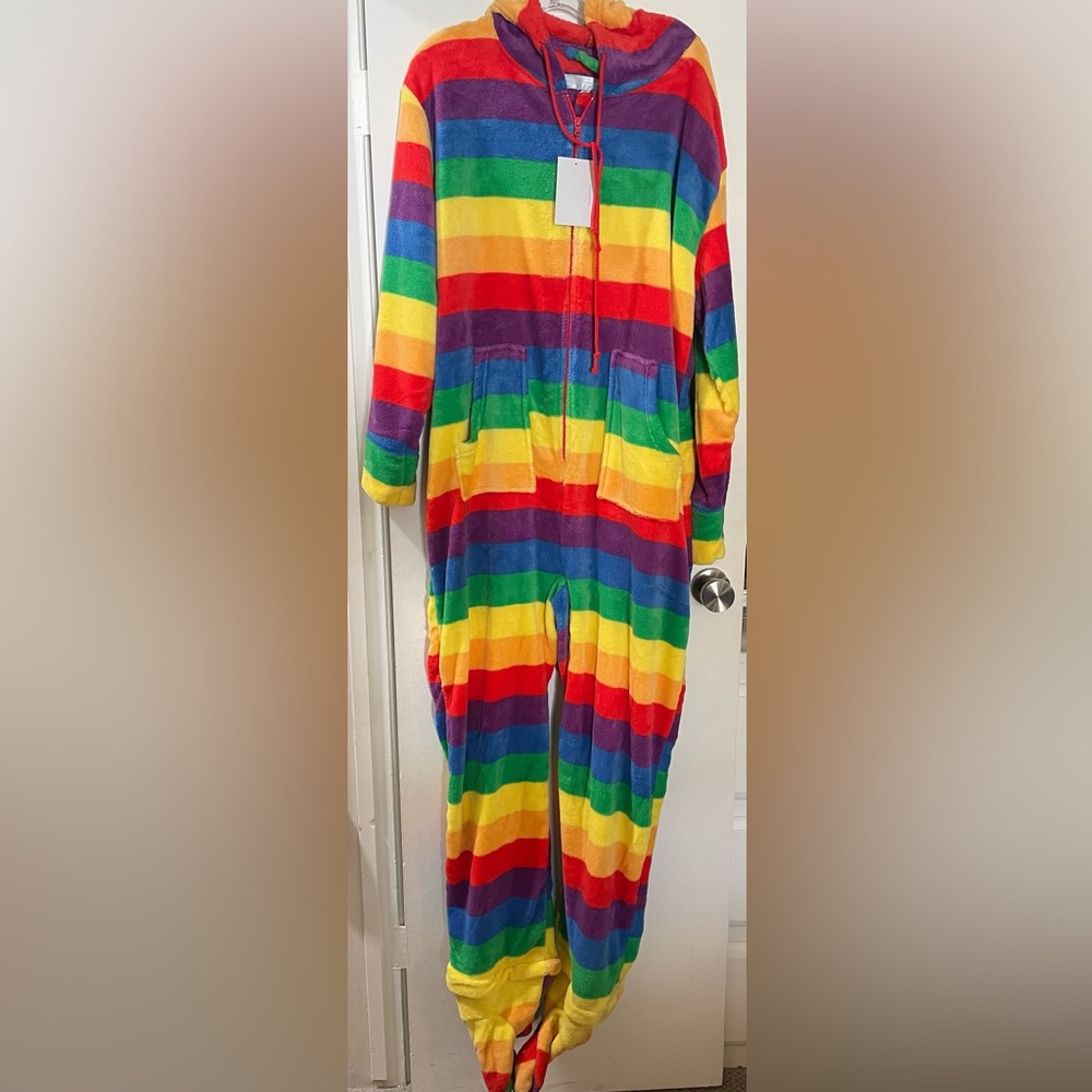 Alexander Del Rossa Men’s Hooded Footed Adult Onesie